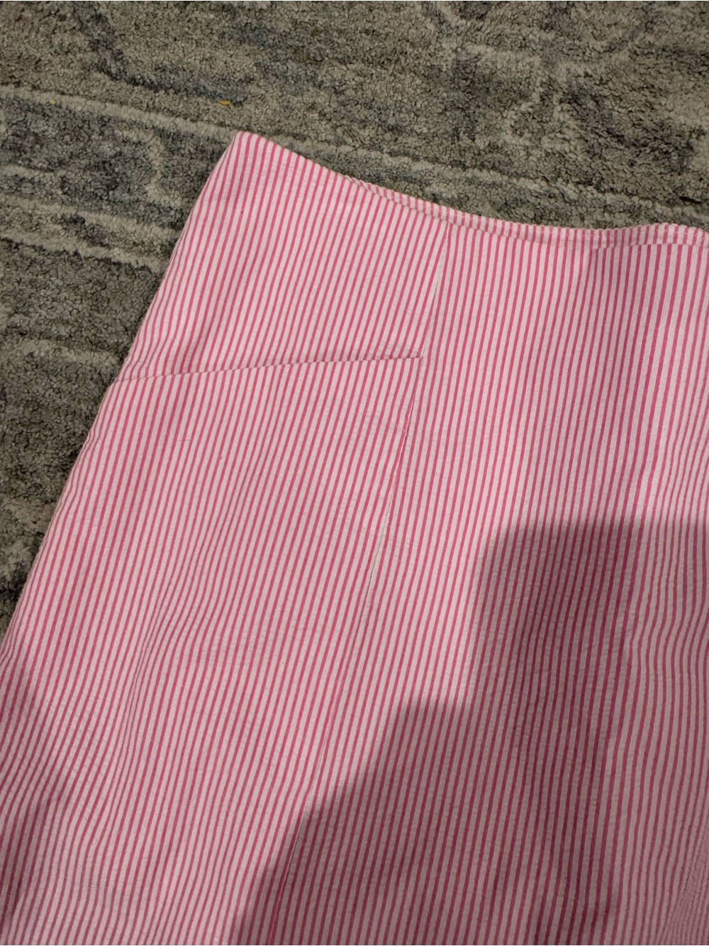 Lilly Pulitzer Pink Seersucker Scalloped Skort - Picture 2 of 6